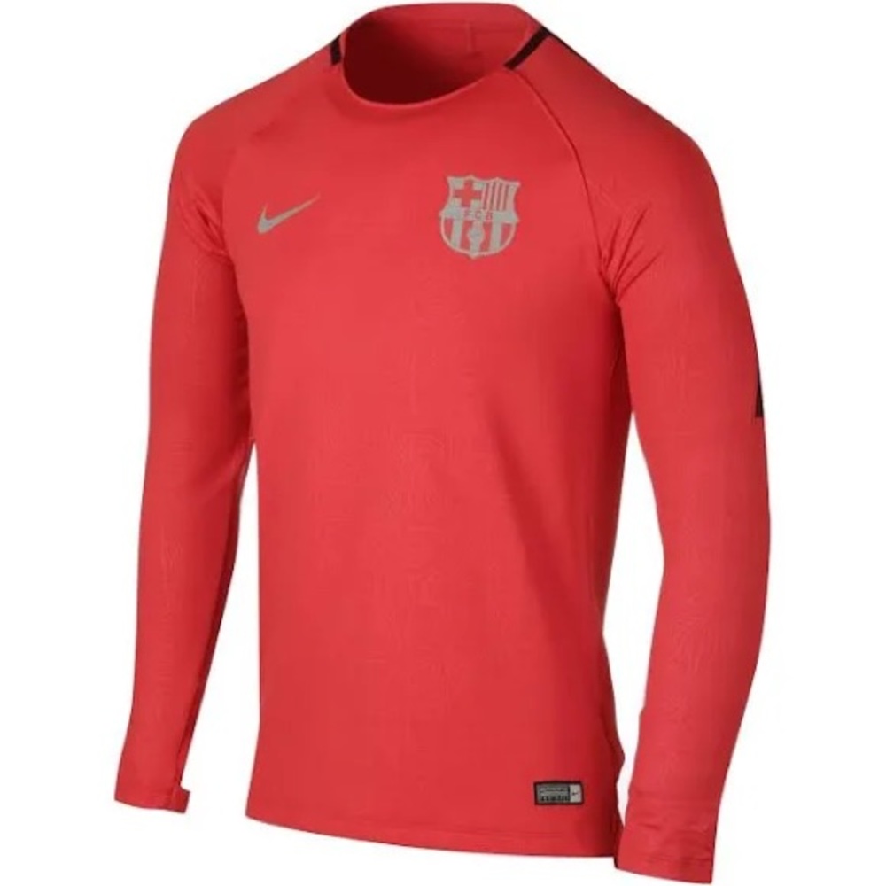 FC Barcelona Nike 2018/19 GX Long Sleeve Training Top - Men’s Size Small